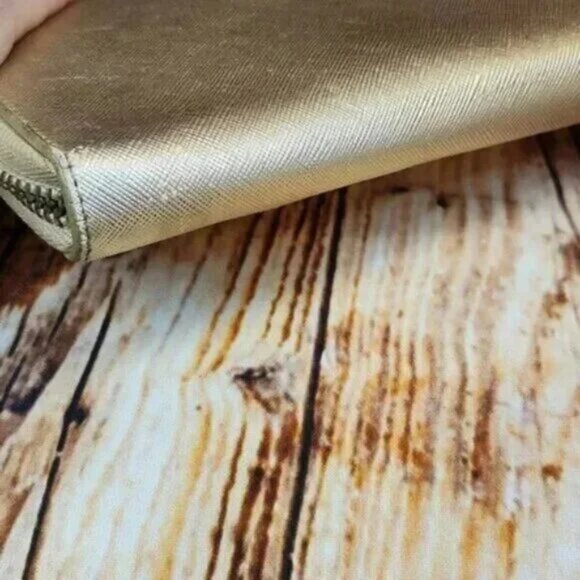 Nanette Lepore Gold Clutch - Picture 4 of 5